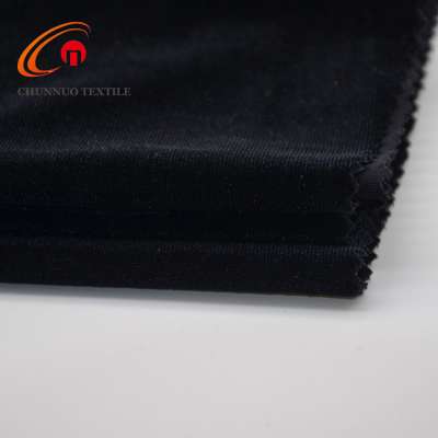 Shaoxing Chunnuo Textile Polyester Knitted Plain Dyed Micro Velvet Fabric