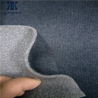 Brushed Tricot With Foam / Fabric Lining For Helmet / Foam Bonded Brushed Fabric For Helmet